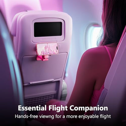 MiiKARE Magnetic Airplane Phone Holder Mount for Magsafe, Hot Pink - color: Hot Pink