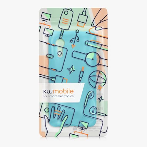 kwmobile Case Compatible with Samsung Galaxy Xcover 5 Case - Soft Slim Protective TPU Silicone Cover - Cool Glacier - color: Cool Glacier