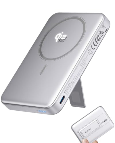Qi2.2 25W Wireless Power Bank 10,000mAh, Magnetic Charger for MagSafe