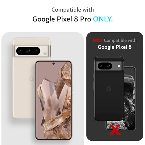 TUDIA MergeGrip [Magsafe Compatible] Designed for Google Pixel 8 Pro Case (2023) - Dual Layer [Military Grade] Shockproof Slim Rugged Tough Heavy Duty Phone Cases - Smokey Pink - color: Smokey Pink, size: Magnetic Pixel 8 Pro