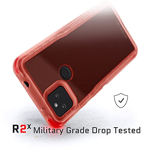 Ghostek Covert Clear Pixel 5a Case with Super Slim Fit Design and Secure Hand Grip Tough Shockproof Heavy Duty Protection Wireless Charging Compatible Cover for 2021 Google Pixel 5a (6.2 Inch) (Pink) - color: Pink, size: Pixel 5a