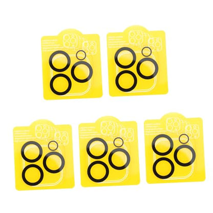 Uonlytech 5pcs Diamond Camera Lens Protector Films for Pro Scratch Resistant Finger Easy to Clean Fit for Mobile Lens Protection