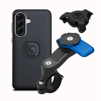 Quad Lock Motorcycle Handlebar Mount Kit with Vibration Dampener and MAG Phone Case for Samsung Galaxy A57 - size: Samsung Galaxy A57
