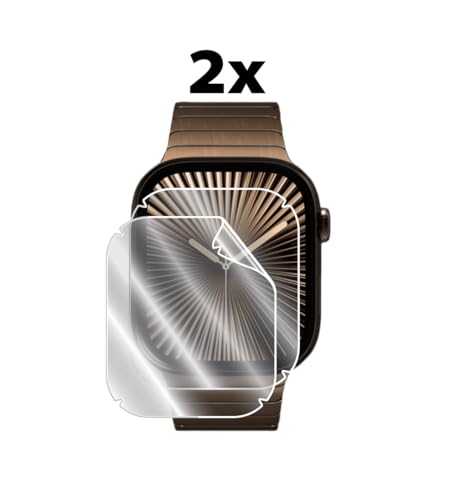 IPG for Watch Series 11-10 [46mm] Hydrogel Screen Protector (2 Units) Invisible Ultra HD Clear Film Anti Scratch Guard-Smooth/Self-Healing/Bubble -Free for Series10[46mm]