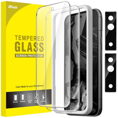 JETech Screen Protector for Google Pixel 8a, 2+2 Pack - size: Pixel 8a