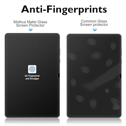 Mothca Matte Glass Screen Protector for Samsung Galaxy Tab S11 (11 inch) 2025 with Installation Frame, Anti-Glare & Anti-Fingerprint Tempered Glass Film, Smooth as Silk - size: S11 11"
