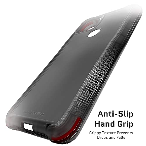 Ghostek Covert Clear Pixel 5a Case with Super Slim Fit Design and Secure Hand Grip Tough Shockproof Heavy Duty Protection Wireless Charging Compatible Cover for 2021 Google Pixel 5a (6.2 Inch) (Smoke) - color: Smoke, size: Pixel 5a
