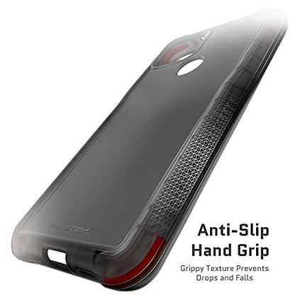 Ghostek Covert Clear Pixel 5a Case with Super Slim Fit Design and Secure Hand Grip Tough Shockproof Heavy Duty Protection Wireless Charging Compatible Cover for 2021 Google Pixel 5a (6.2 Inch) (Smoke) - color: Smoke, size: Pixel 5a