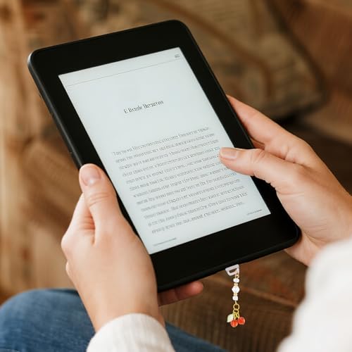 Type C Dust Plug Charm for Kindle - 6Pcs Dust Plug Charms Compatible with Kindle Phone, E-Reader Accessories - style: Strawberry cherry