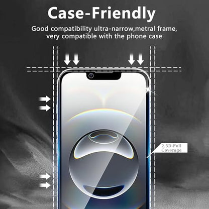 3 Pack Screen Protector Designed for iPhone 16e / 17e with 3 Pack Tempered Glass Camera Lens Protector,Ultra HD Clear,9H Hardness,Easy Install - Case Friendly,Scratch Resistant - color: iPhone 16e / 17e 33