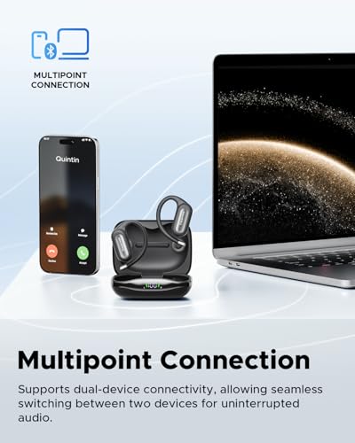 truefree DS1 Open-Ear Headphones, Bluetooth 6.0 Wireless Earbuds