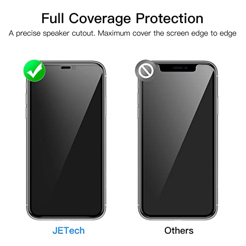 JETech Privacy Screen Protector for iPhone 11 Pro/Xs/X, 2-Pack - size: iPhone 11 Pro/X/XS