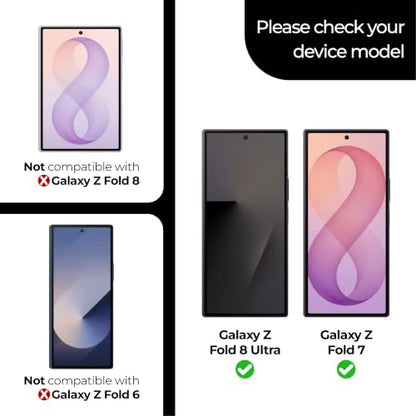 ArmorSuit 3 Pack for Samsung Galaxy Z Fold 8 Ultra/Fold 7 Front Screen Protector Case Friendly MilitaryShield HD Clear Film - Made in the USA