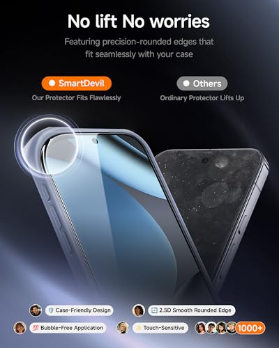 SMARTDEVIL 3 Pack Pixel 10 Pro/10 Screen Protector - size: Pixel 10 Pro/10 6.3 inch