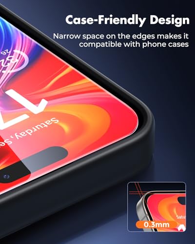 UNBREAKcable 2-Pack Screen Protector for iPhone 16 Plus Tempered Glass - size: iPhone 16 Plus
