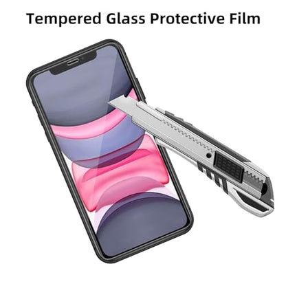 4 Pack Glass Screen Protector Compatible for iPhone 11 / iPhone XR [6.1 Inch] [9H Hardness]-HD Screen Tempered Glass, Scratch Resistant,Easy Install [Case Friendly] - size: iPhone 11 / XR