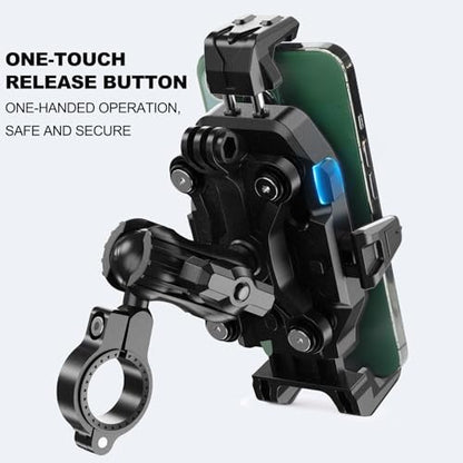 iMESTOU Motorcycle Phone Mount Anti-Vibration