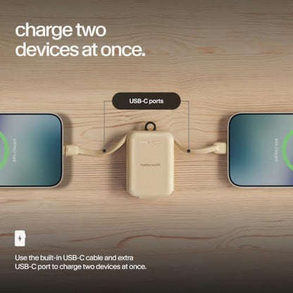 Twelve South PowerClip Mini Portable Power Bank 2000mAh Gold - color: Gold