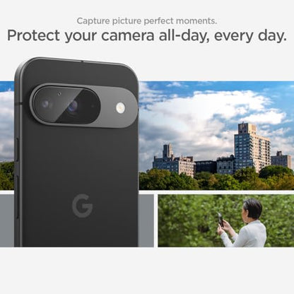 Spigen Glas.tR EZ FIT Optik Camera Lens Protector for Pixel 9 - size: Pixel 9