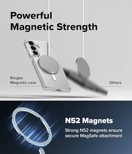 Ringke for Samsung Galaxy S26 Plus Case [Fusion Magnetic Matte Clear] | Compatible with MagSafe, Oil & Dirt Resistant, Anti-Fingerprint Technology Prevents Oily Smudges, Feels Velvety Soft - size: Galaxy S26 Plus
