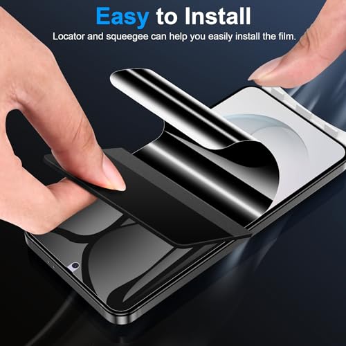 LYWHL 2 Pack for Samsung Galaxy S26 Privacy Screen Protector [Like Original Fingerprint Unlock], Anti-Spy Private S26 Film [Not Glass], Case Friendly, Scratch-Resistant, Sensitive Touch - size: Samsung Galaxy S26
