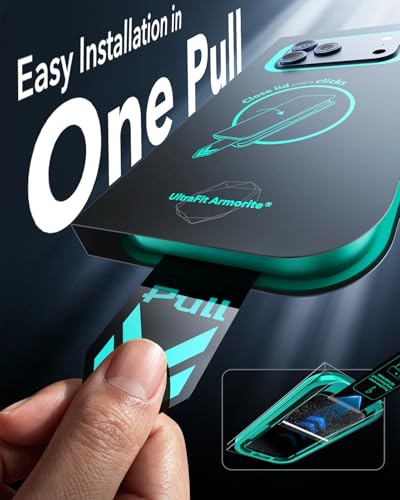 ESR 2 Pack Armorite for iPhone 17 Pro Max Screen Protector, UltraFit Tray - size: iPhone 17 Pro Max 6.9 inch