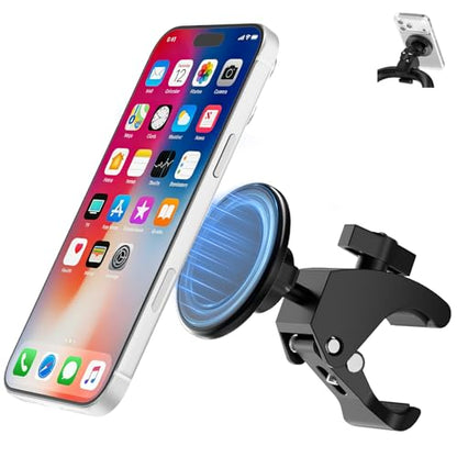 Magnetic Stroller Phone Holder Clamp Mount,20 x N52 Strong Dual Magnets