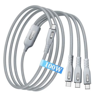 SIQIWO 100W USB C Multi Charging Cable, 4FT-1Pack PD3.0 Fast Charging Cable