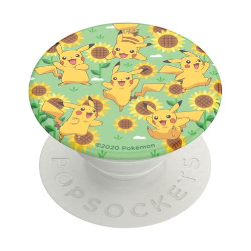 PopSockets Adhesive Phone Grip, Holder, Phone Stand, Pokemon - Pikachu - color: Pikachu Pattern, style: Adhesive