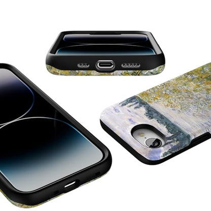 Casely iPhone 16e Case | Monet's Summer Landscape | The Met Museum | Bold Protective Design | Compatible with MagSafe - color: Monet's Summer Landscape | The Met Museum