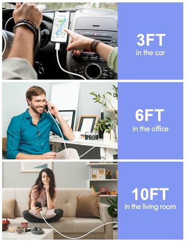 JIUWFOX USB C to USB C Cable, 60W Fast Charging Cable (3Pack, 3/6/10FT) - size: 3/6/10ft