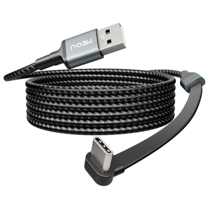USB to USB C Cable 6ft, 60W Fast Charging, Right Angle USB A to USB C Cord - size: 6ft