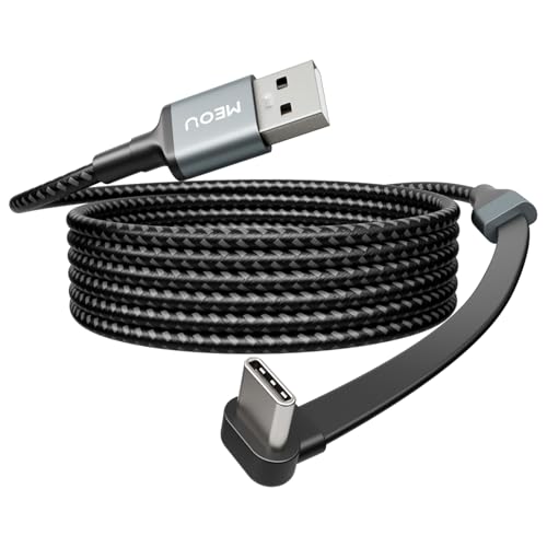 USB to USB C Cable 6ft, 60W Fast Charging, Right Angle USB A to USB C Cord - size: 6ft