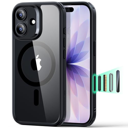 ESR for iPhone 17 Case for MagSafe, Camera Control, Clear Black | Ultra Slim, 3X Military-Grade Drop Protection, Magnetic Phone Case, Impact Absorbing, Resists Scratches - color: Clear Black, size: iPhone 17 6.3 inch