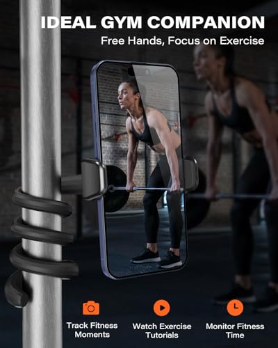 OQTIQ Treadmill Phone Holder for Peloton, Stroller, Shopping Cart