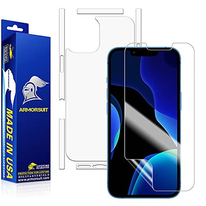 ArmorSuit MilitaryShield Full Body Skin Film + Screen Protector Designed for iPhone 13 Pro [6.1" Display] HD Clear Film (Not for iPhone 13)