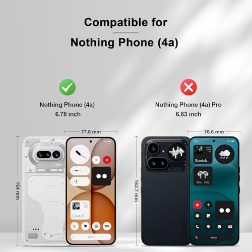 Jasonyu Flip Wallet Case for Nothing Phone 4a 5G,Black | PU Leather Magnetic Folio Cover,with Card Holder,Kickstand,TPU Shockproof,Durable,Protective Phone Case - color: Black, size: Nothing Phone 4a