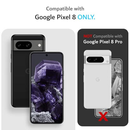 TUDIA MergeGrip [Magsafe Compatible] Designed for Google Pixel 8 Case (2023) - Dual Layer [Military Grade] Shockproof Slim Rugged Tough Heavy Duty Phone Cases - Green Lily - color: Green Lily, size: Magnetic Pixel 8