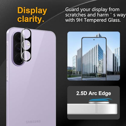 3 Pack Camera Lens Protector for Samsung Galaxy A57/A37 5G - size: Galaxy A57/A37