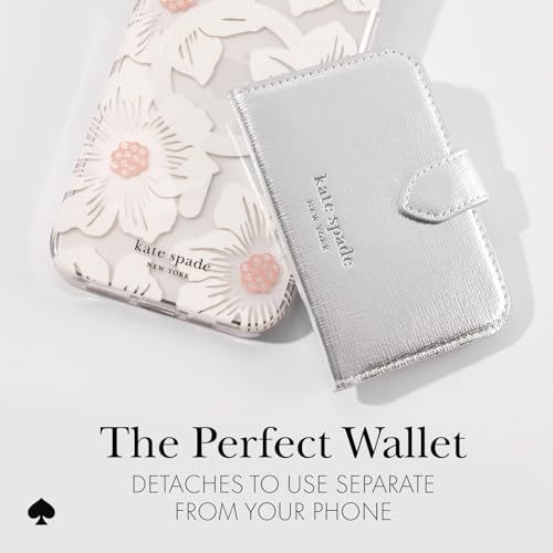 kate spade new york Morgan Magnetic Card Holder/Wallet - Metallic Silver - color: Morgan - Metallic Silver