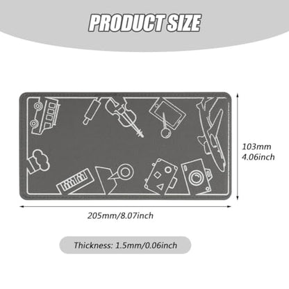 Airplane Phone Holder, Foldable Flexible Travel Phone Stand - color: Grey