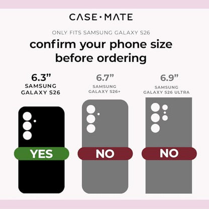 Case-Mate Samsung Galaxy S26 Camera Lens Protector - Black - color: Black, size: Samsung Galaxy S26