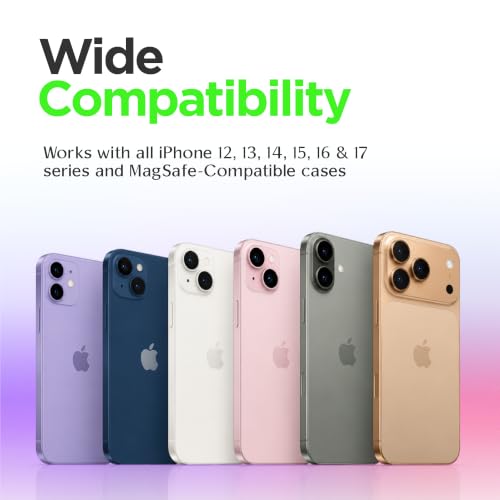 FELONY CASE - Neon Green Ring Grip and Stand - Version 2.0, Improved Stronger Magnet, Magnetic Phone Ring Holder for MagSafe Compatible iPhone 17,16, 15, 14, 13, 12, Pro Max, Air - Drop Protection - color: Neon Green