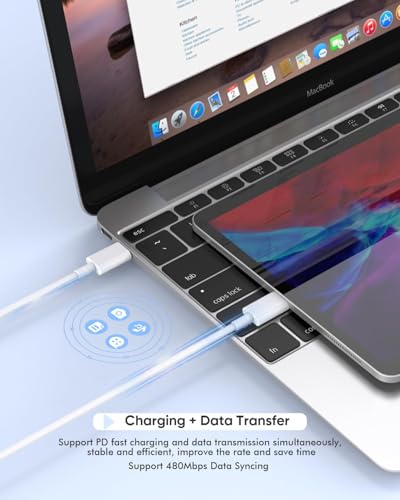 iPhone 17 Charger,USB C Charger Fast Charging with USBC to USBC Cable 2Pack - size: 3FT