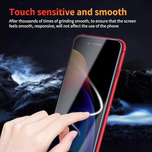 Privacy Screen Protector for iPhone 8 Plus/7 Plus 5.5 Inch 3 Pack, Tempered Glass Film Anti-spy Scratch Resistant 9H Hardness Case Friendly - size: iPhone 8 Plus/7 Plus