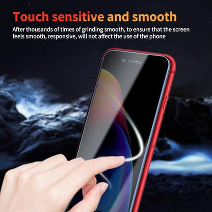 Privacy Screen Protector for iPhone 8 Plus/7 Plus 5.5 Inch 3 Pack, Tempered Glass Film Anti-spy Scratch Resistant 9H Hardness Case Friendly - size: iPhone 8 Plus/7 Plus