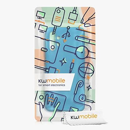 kwmobile Case Compatible with Samsung Galaxy A13 4G Case - Soft Slim Protective TPU Silicone Cover - Caribbean Blue - color: caribbean blue, size: Galaxy A13 4G