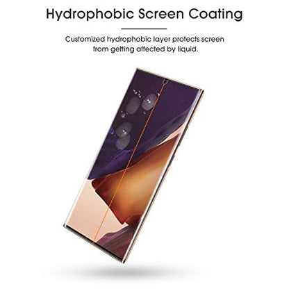 [4 pack] Samsung Galaxy Note 20 Ultra Screen Protector - TPU Film Screen Protector for Galaxy Note 20 Ultra 6.9 Inch, 2020 [High Definition] [Bubble Free] [Anti-scratch] [Anti-Fingerprint]