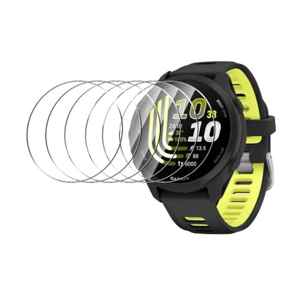 6-Pack Tempered Glass for Garmin Forerunner 70/170/170 Music Watch Screen Protector, AUUYYA 9H Hardness HD Clear Anti-Scratch Tempered Glass Protection Film, Bubble Free Anti Scratch Easy Installation - size: Garmin Forerunner 70