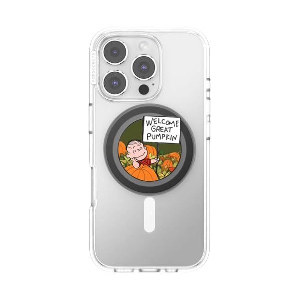 PopSockets Phone Grip for MagSafe, Magnetic Holder- Great Pumpkin - color: Welcome Great Pumpkin, style: MagSafe